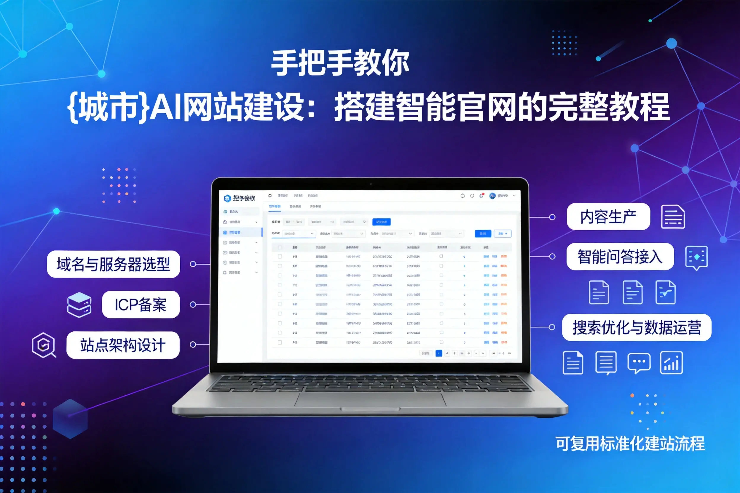 手把手教你七台河AI网站建设：搭建智能官网的完整教程