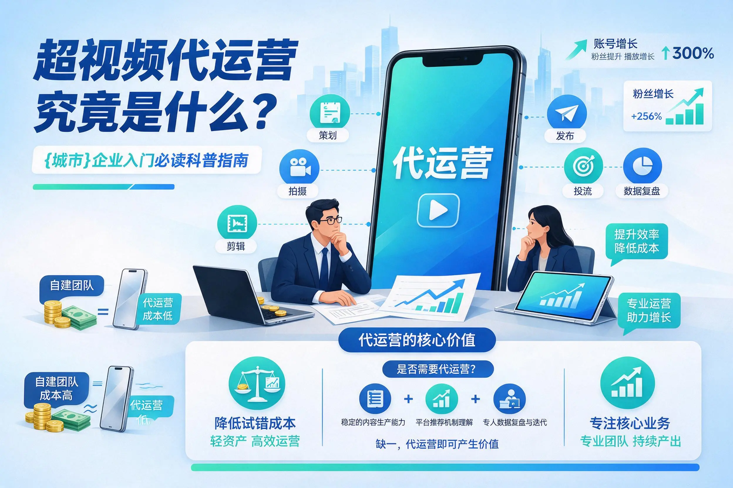 短视频代运营究竟是什么？七台河企业入门必读科普指南