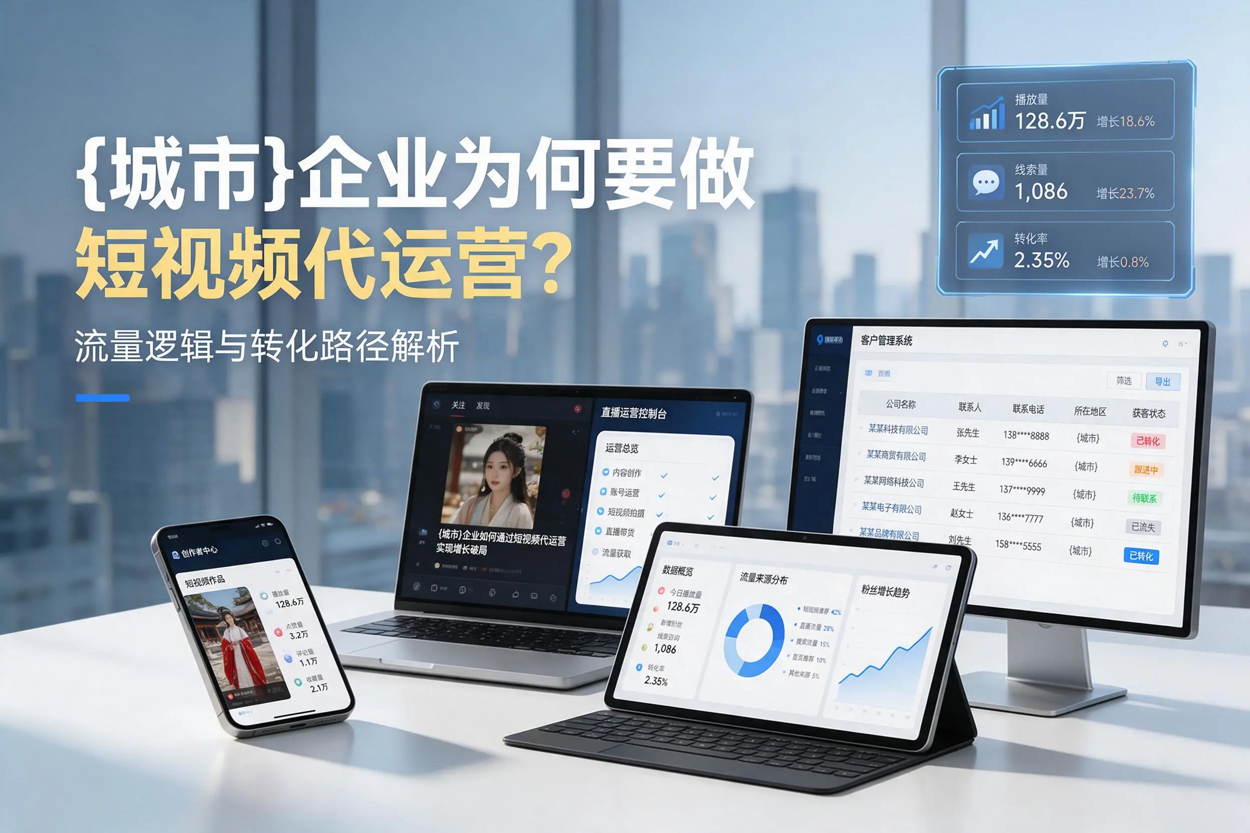 七台河企业为何要做短视频代运营？流量逻辑与转化路径解析
