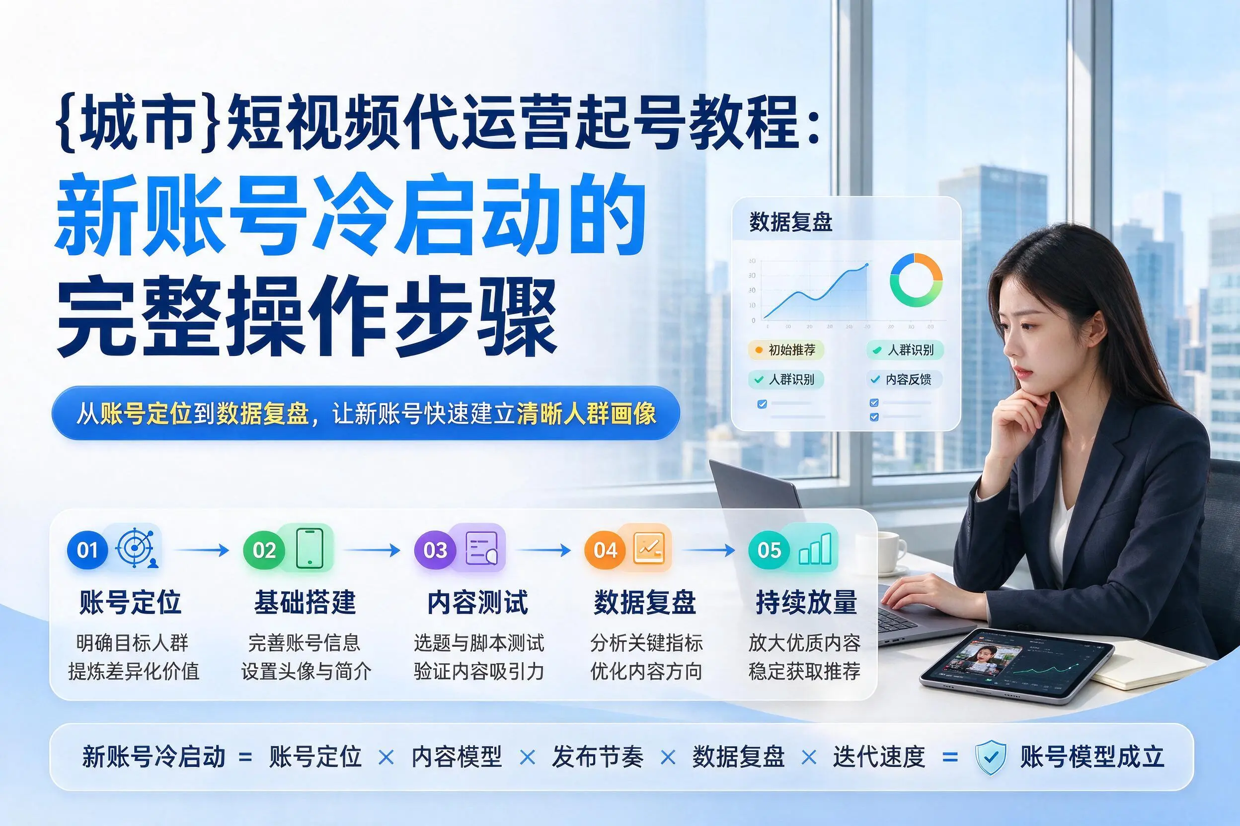 七台河短视频代运营起号教程：新账号冷启动的完整操作步骤