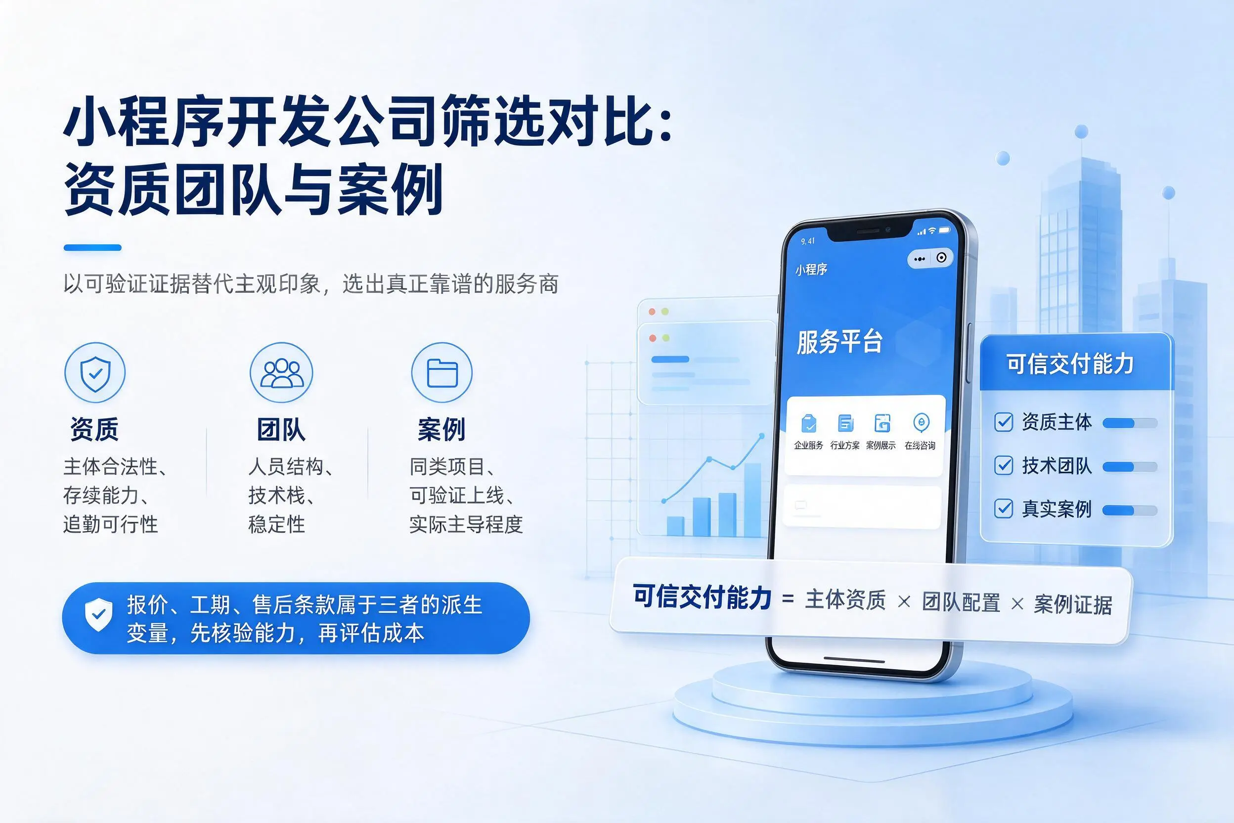 七台河小程序开发公司筛选对比:资质团队与案例