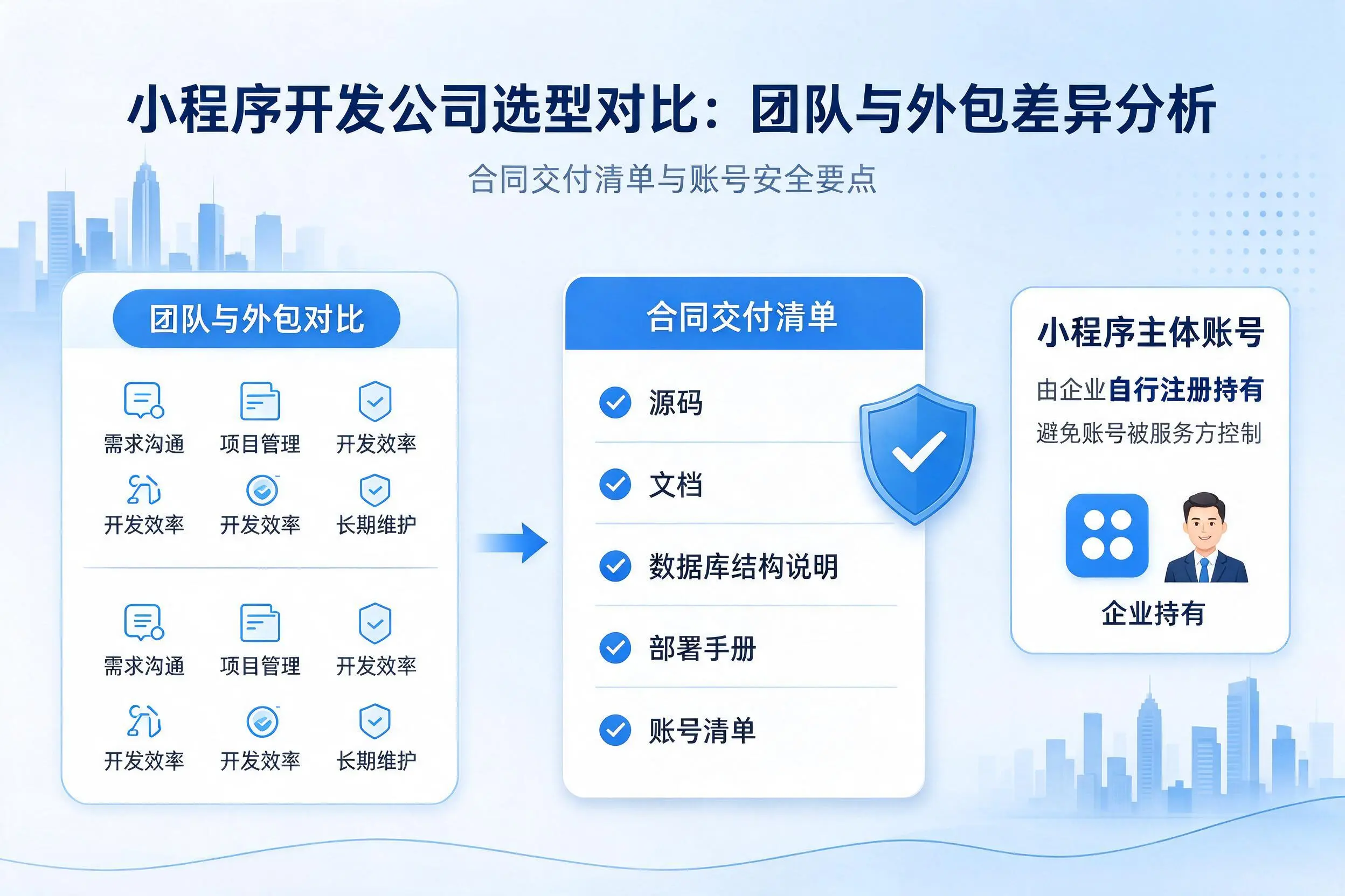 七台河小程序开发公司选型对比：团队与外包差异分析
