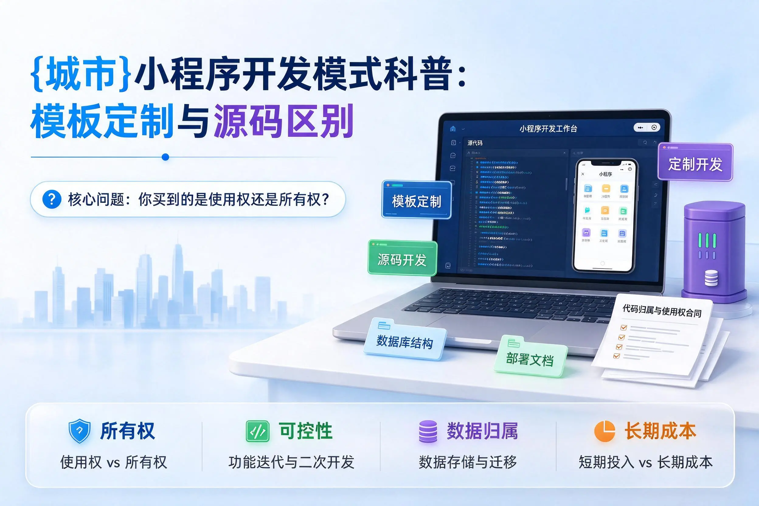 七台河小程序开发模式科普：模板定制与源码区别