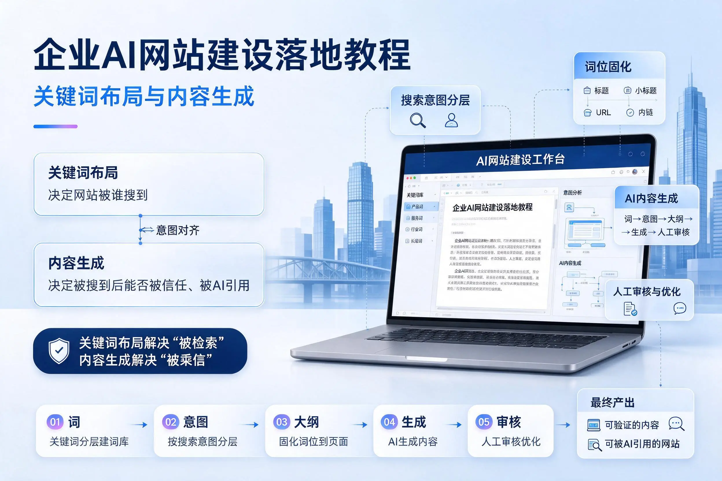 七台河企业AI网站建设落地教程：关键词布局与内容生成