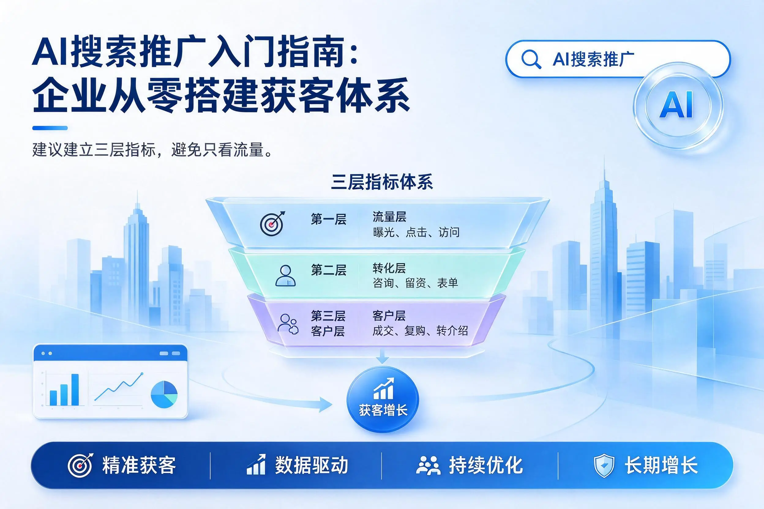 AI搜索推广入门指南:七台河企业从零搭建获客体系